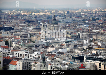 Europa orientale, Ungheria, Budapest, vista dalla Cittadella Foto Stock