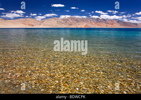 La funzionalità TSO Moriri Lago. Ladakh. India Foto Stock