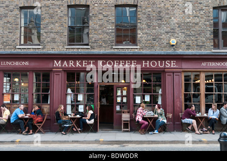 Il mercato Coffee House di Spitalfields, London, England, Regno Unito Foto Stock