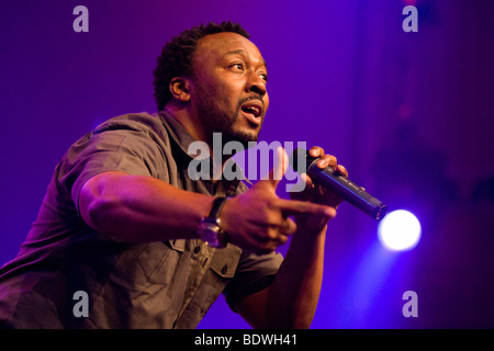 Gli Stati Uniti Una cappella naturalmente banda 7 live al Blue Balls Festival presso la sala dei concerti della sede del KKL a Lucerna, Switzerla Foto Stock