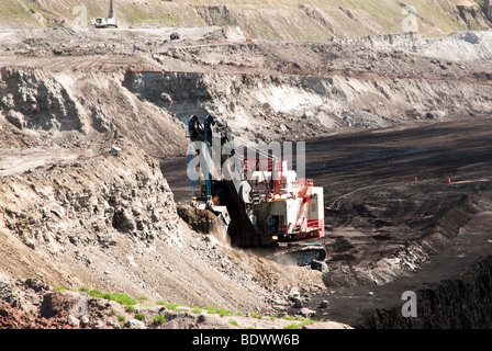 Attività minerarie del carbone in Wyoming Foto Stock