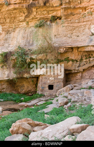 Molla di Lawrences o Ain Shalaaleh nel Wadi Rum Giordania Foto Stock