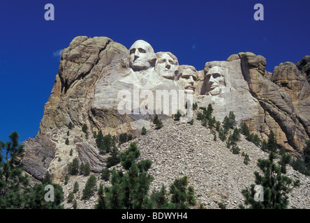 Mount Rushmore National Memorial, il Dakota del Sud, STATI UNITI D'AMERICA Foto Stock