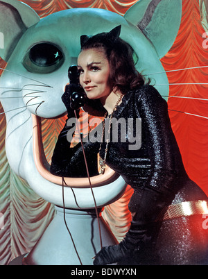 BATMAN - US serie TV con Julie Newmar come Cat Woman in 1966 Foto Stock