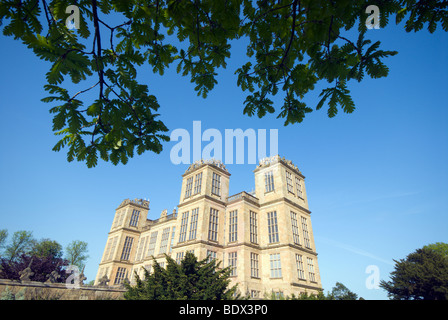 "Hardwick Hall' nel Derbyshire, Inghilterra,'Gran Bretagna" Foto Stock