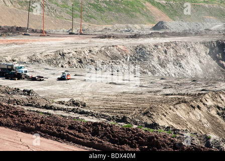 Attività minerarie del carbone in Wyoming Foto Stock