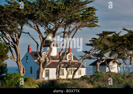 Point Pinos Lighthouse. Pacific Grove, California Foto Stock