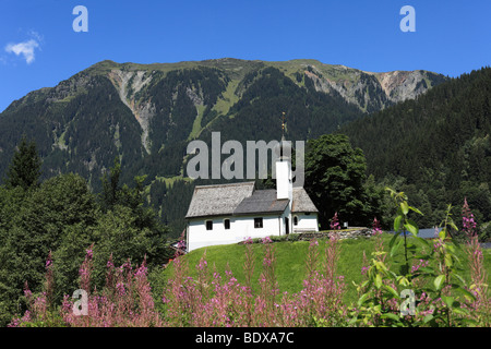 Chiesa di Gaschurn, Montafon, Vorarlberg, Austria, Europa Foto Stock