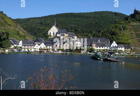 Beilstein presso la Mosella nei pressi di Cochem, Renania-Palatinato, Germania, Europa Foto Stock