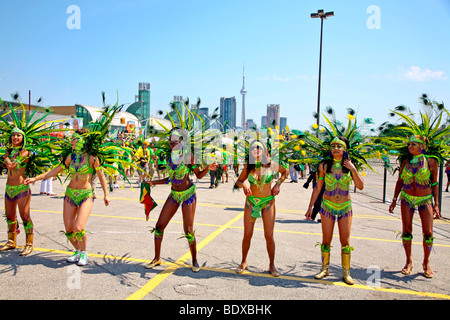 Caribana;Caraibi sfilata di carnevale e Festival di Toronto, Ontario;Canada;l'America del Nord Foto Stock