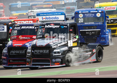 L'ADAC Truck-Grand-Prix, Nuerburgring, Renania-Palatinato, Germania, Europa Foto Stock