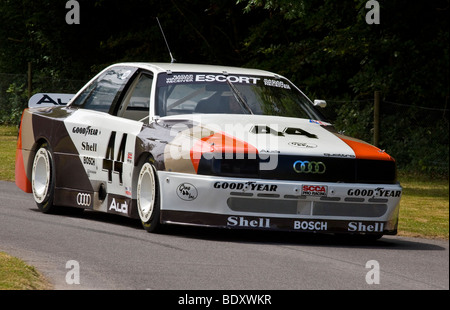 1988 Audi 200 Quattro Trans-Am con autista Walter Rohrl a Goodwood Festival della Velocità hillclimb, Sussex, Regno Unito. Foto Stock