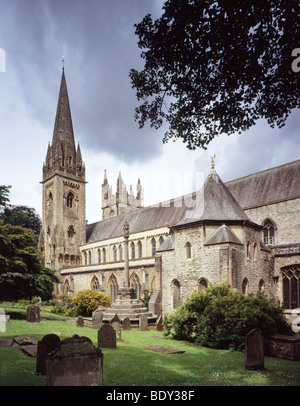 Cattedrale di Llandaff Cardiff Galles del Sud Foto Stock