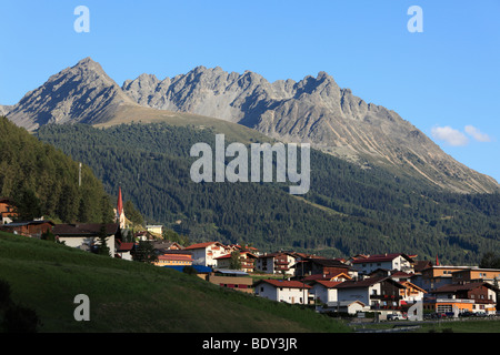 Nauders, Superiore Valle Inn, Tirolo, Austria, Europa Foto Stock