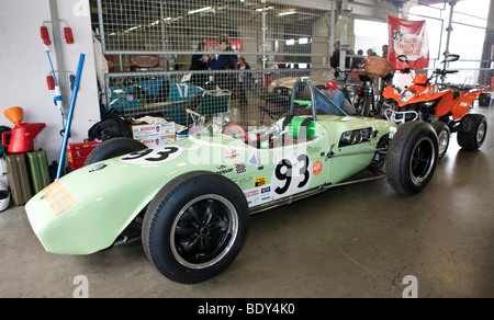 Vecchia macchina da corsa, Oldtimer Grand Prix, Nuerburgring, Renania-Palatinato, Germania, Europa Foto Stock