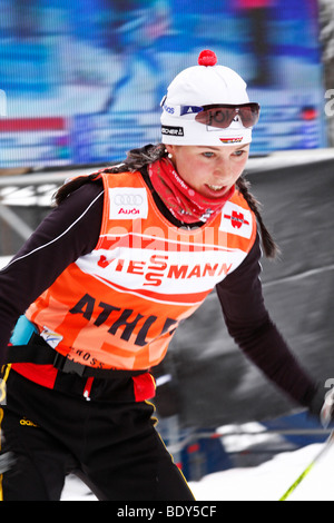 Stefanie Boehler, Tedesco nazionale femminile cross country team, Tour de Ski, Oberhof 2009, Turingia, Germania, Europa Foto Stock