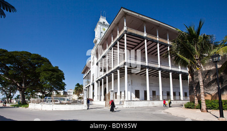 Il Museo Nazionale, la Casa delle meraviglie, Stone Town Zanzibar, Tanzania Africa Foto Stock