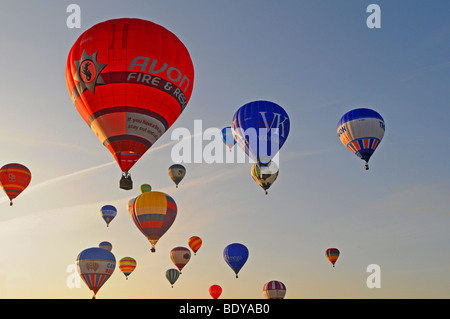 Bristol International Balloon Fiesta Agosto 2009, UK, Inghilterra, Europeo, Sud Ovest Inghilterra Foto Stock
