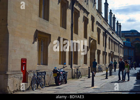 Turl Street, Oxford, Inghilterra Foto Stock