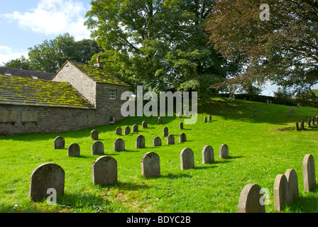 Quaker bural massa al Brigflatts meeting house, vicino a York, Cumbria, England Regno Unito Foto Stock