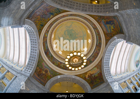 Interno della Utah State Capital building a Salt Lake City, Utah, Stati Uniti Foto Stock