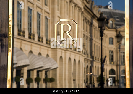 Repossi Vetrina, Place Vendome Square, Parigi, Francia Foto Stock