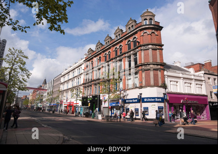 Belfast Irlanda del Nord dal centro città architettura 2009 Royal Avenue Foto Stock