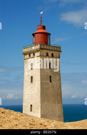 Faro di Rubjerg Knude, Jammer Bay, Hjorring, Jutland nordoccidentale, Vendsyssel, Danimarca, Scandinavia, Europa Foto Stock