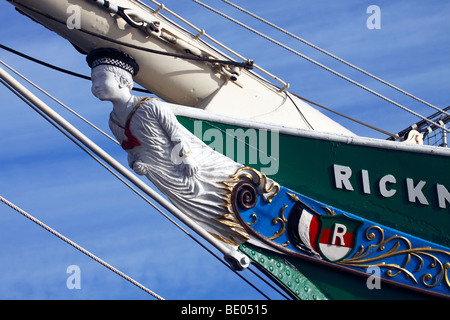 Prua di nave museo / Hamburg Foto Stock