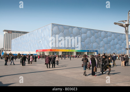 "L'acqua Cube", Beijing National Aquatics Centre, Pechino, Cina Foto Stock