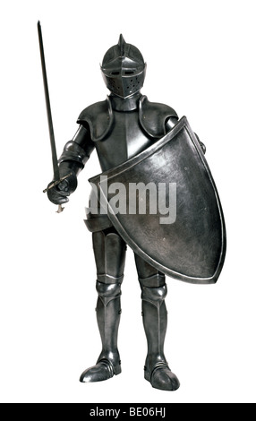 Knight in shining Armor Foto Stock