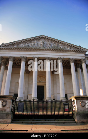 Il Fitzwilliam Museum architettura Kings Parade Cambridge University City Cambridgeshire Inghilterra Gran Bretagna Foto Stock