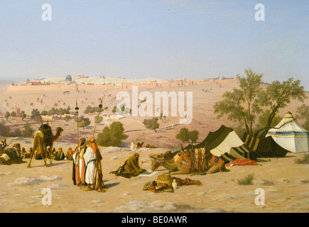 Gerusalemme dai dintorni di Frere presso il Metropolitan Museum of Art di New York City STATI UNITI D'AMERICA Foto Stock