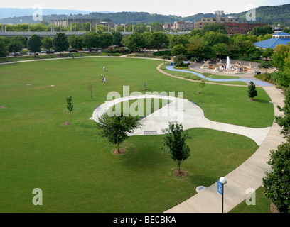 Coolidge Park, Chattanooga, Tennessee Foto Stock