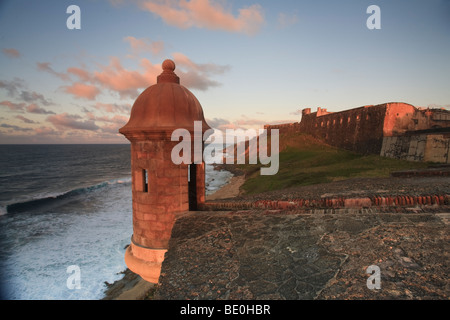Stati Uniti d'America, Caraibi, Puerto Rico, San Juan, città vecchia, Fuerte San Cristobal Foto Stock