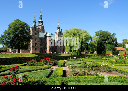 Il Castello di Rosenborg, Copenhagen, Danimarca, in Scandinavia, Nord Europa, Europa Foto Stock