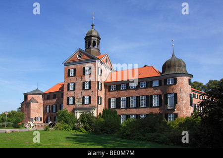 Eutiner Schloss moated il castello in Eutin, East Holstein, Holstein Svizzera, Schleswig-Holstein, Germania, Europa Foto Stock