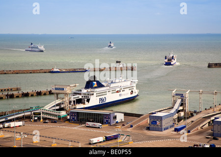 Il porto di Dover, Kent Foto Stock