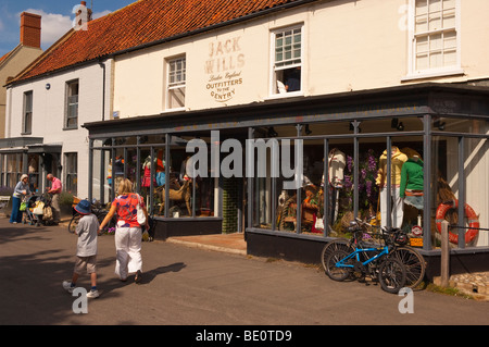 Jack Wills shop store nella rinomata North Norfolk villaggio di Burnham Mercato in Norfolk Regno Unito Foto Stock
