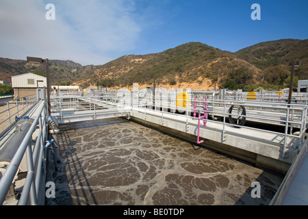 Hill Canyon impianto di trattamento delle acque reflue, Camarillo, Ventura County, California, Stati Uniti d'America Foto Stock
