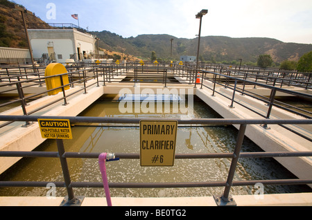 Hill Canyon impianto di trattamento delle acque reflue, Camarillo, Ventura County, California, Stati Uniti d'America Foto Stock