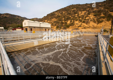 Hill Canyon impianto di trattamento delle acque reflue, Camarillo, Ventura County, California, Stati Uniti d'America Foto Stock