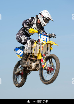 Il Motocross a Elsworth Foto Stock