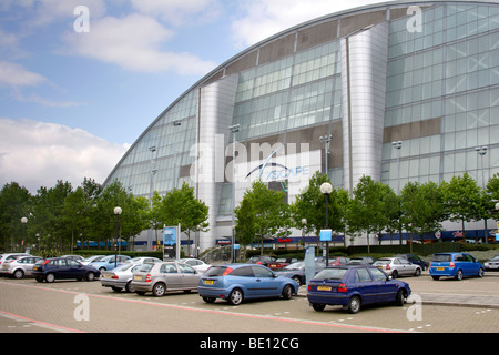 Xscape edificio nella zona centrale di Milton Keynes , Buckinghamshire , Inghilterra , REGNO UNITO Foto Stock