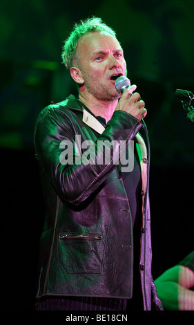 STING - REGNO UNITO il cantante rock in 2007 Foto Stock