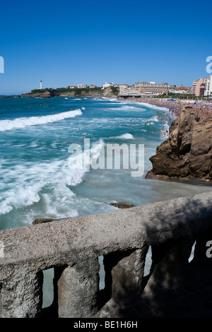 Biarrizt in francese Pays Basque Foto Stock