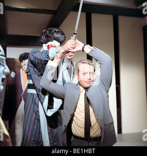 Pericolo MAN REGNO UNITO serie TV 1960-68 con Patrick McGoohan come agente segreto John Drake Foto Stock