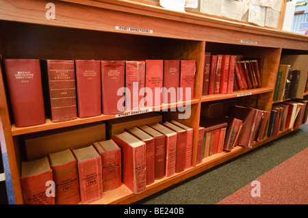 Belfast Street directory in PRONI, Public Records Office per l'Irlanda del Nord. Foto Stock