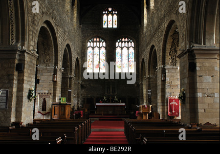 Elstow chiesa abbaziale, Bedfordshire, England, Regno Unito Foto Stock