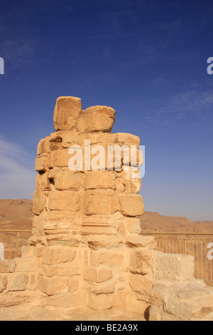 Israele, il deserto della Giudea, Masada, presso il Palazzo di nord Foto Stock